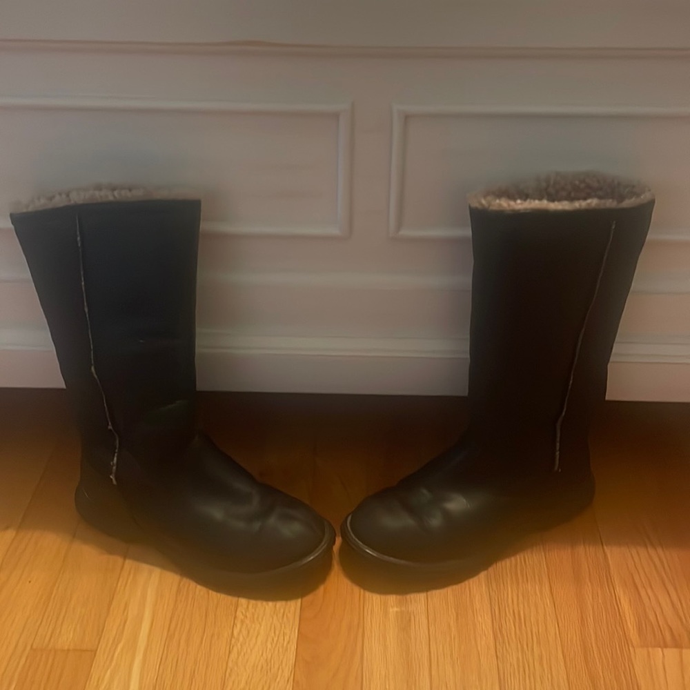 UGG Brooks Tall Shearling Boots - Black Women’s Size 7